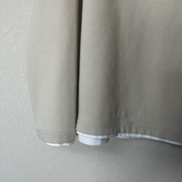 NWOT Denim & Flower Long Sleeve Men's Crewneck Sweater Tee Ivory Cream - Picture 12 of 13